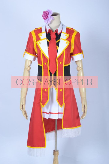Love Live! SR Card Maki Nishikino Red Cosplay Costume