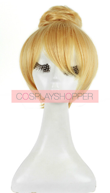 Golden 30cm Tinker Bell and the Pirate Fairy Tinker Bell Cosplay Wig