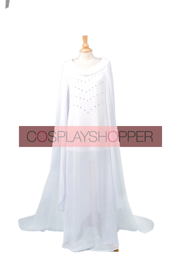 The Hobbit The Lord of the Rings Galadriel Cosplay Costume