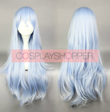 Blue 75cm Kantai Collection Hibiki Cosplay Wig
