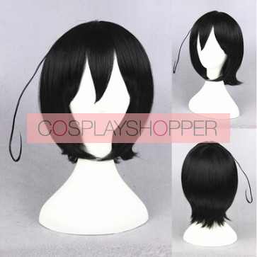 Black 32cm Another Mei Misaki Cosplay Wig