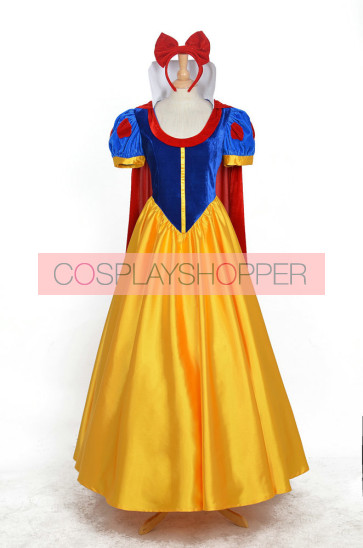 Princess Snow White Dress Cosplay Costume - Full Set Edition