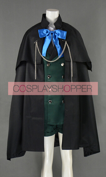 Kuroshitsuji Black Butler Ciel Phantomhive Cosplay CostumeWith Cape