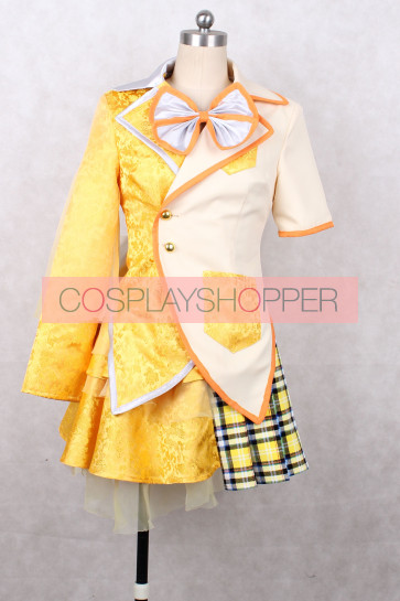 Momoiro Clover Z Shiori Tamai Yellow Cosplay Costume