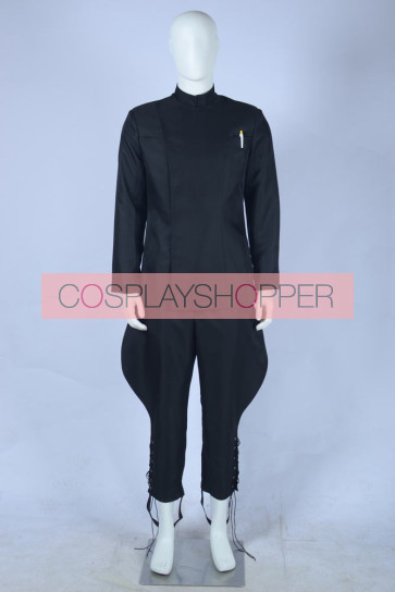 Star Wars Imperial Officer Uniform Cosplay Costume - Black