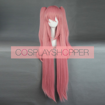 Pink 100cm Seraph of the End Krul Tepes Cosplay Wig
