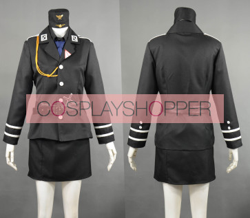 Axis Powers Hetalia Gilbert Weillschmitt Prussia Female Edition Cosplay Costume