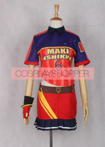 Love Live! Maki Nishikino Baseball Ver. Cosplay Costume