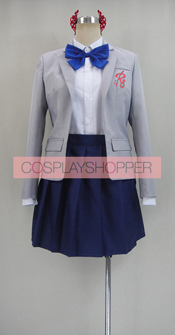 Monthly Girls' Nozaki-kun Chiyo Sakura Uniform Cosplay Costume