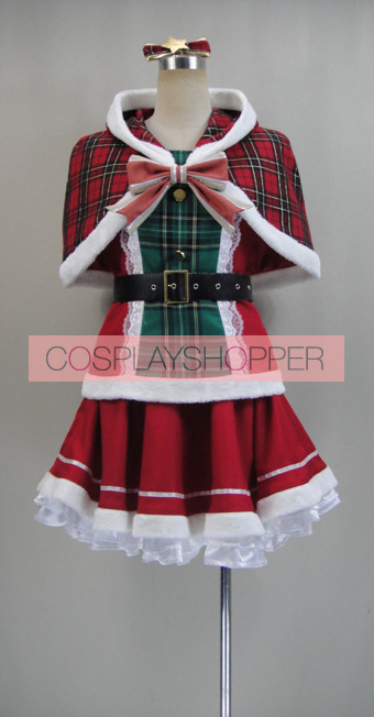 Love Live! SR Card Honoka Kosaka Christmas Cosplay Costume