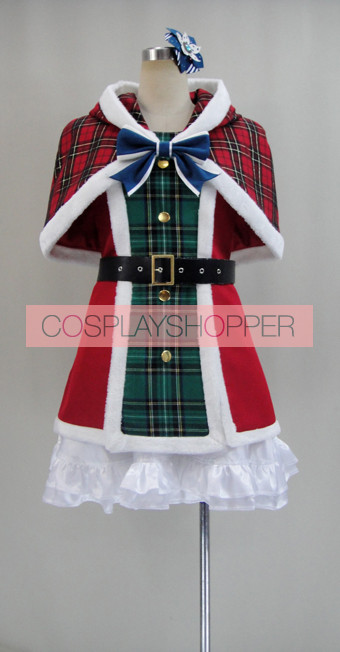 Love Live! SR Card Umi Sonoda Christmas Cosplay Costume