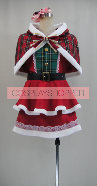 Love Live! SR Card Maki Nishikino Christmas Cosplay Costume