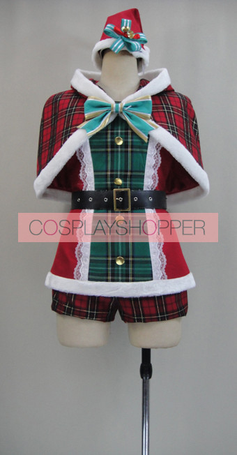 Love Live! SR Card Rin Hoshizora Christmas Cosplay Costume