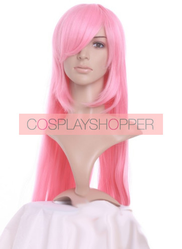 Light Pink 100cm Vocaloid Megurine Luka Cosplay Wig