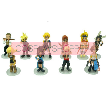 10-Piece Final Fantasy Mini PVC Action Figure Set
