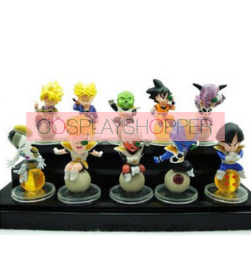 11-Piece Dragon Ball Goku Mini PVC Action Figure Set