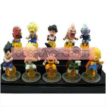 12-Piece Dragon Ball Goku Mini PVC Action Figure Set
