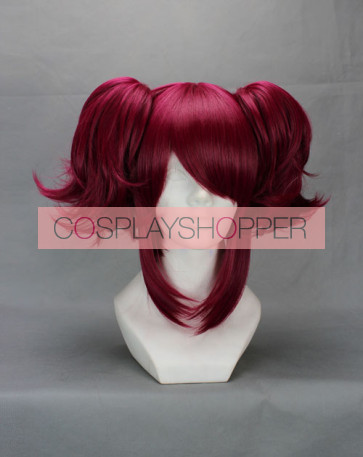 Brown Red 35cm Black Butler Mey-Rin Cosplay Wig