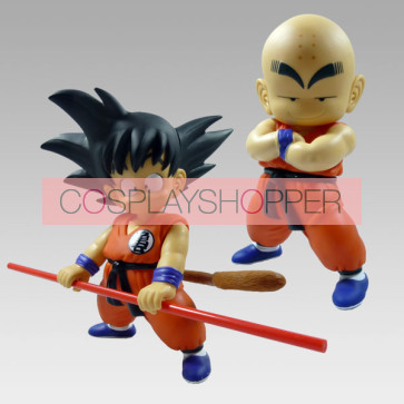 2-Piece Dragon Ball Goku Mini PVC Action Figure Set - A