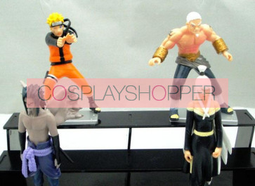 4-Piece Naruto Mini PVC Action Figure Set - A