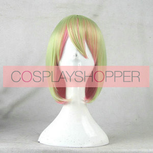 Green And Pink 30cm No Game No Life Tet Cosplay Wig For Sale