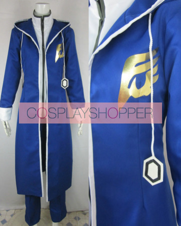Fairy Tail Jellal Fernandes Blue Cosplay Jacket