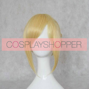 Gold 30cm Fate/stay night Saber Cosplay Wig