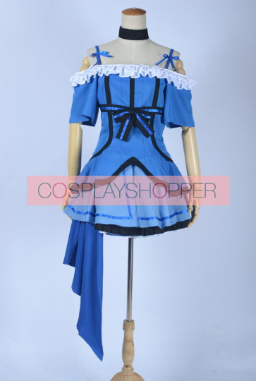 Love Live! School Idol Project Umi Sonoda Blue Cosplay Costume