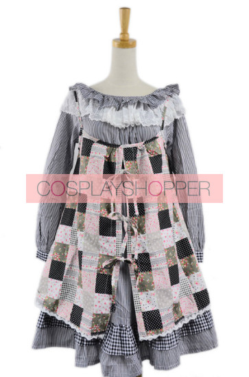 Long Sleeves Cute Cotton Lolita Dress