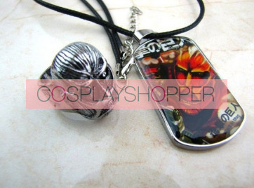 Attack On Titan Colossus Titan Cosplay Necklace And Ring Set
