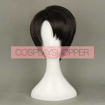Black 35cm Attack On Titan Levi Ackerman (Rivaille) Cosplay Wig