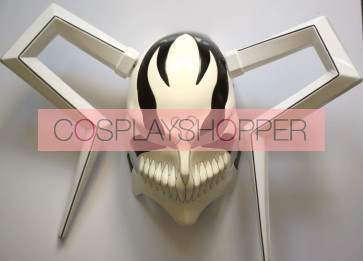 Black Bleach Ichigo Vizored PVC Cosplay Mask