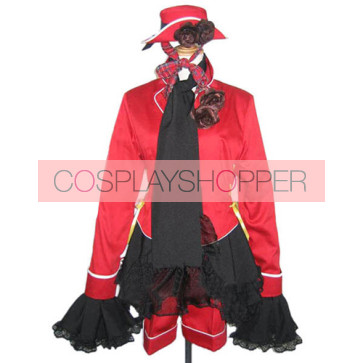 Kuroshitsuji Black Butler Ciel Red Cosplay Costume