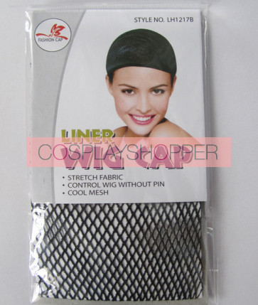 Black Cotton Hairnet For Cosplay Wig