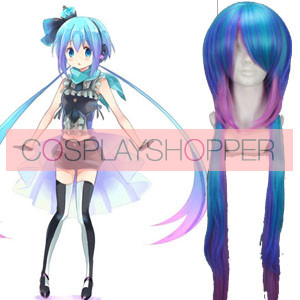 Blue Green 100cm Vocaloid 3 Aoki Lapis Miku Cosplay Wig
