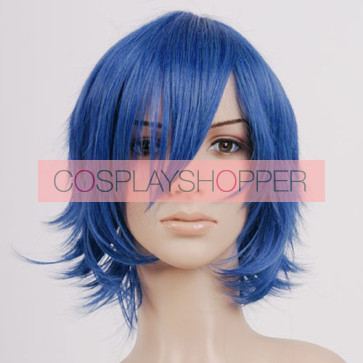 Blue Iku Mizushima Cosplay Wig 