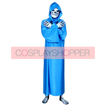 Blue Ninja Lycra Spandex Unisex Zentai Suit