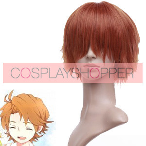 Brown Red 32cm Panty & Stocking With Garterbelt Brief Cosplay Wig