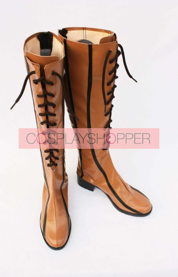 Brown Vocaloid Cosplay Boots