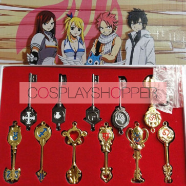 Fairy Tail Cosplay Key Chain Set
