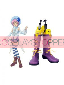 Shugo Chara Miki Imitation Leather Cosplay Boots