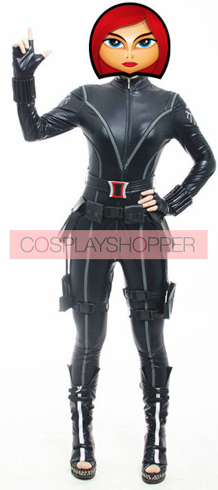 High Quality Captain America The Winter Soldier Black Widow Cosplay Costume For Sale
