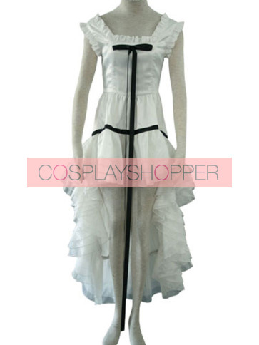 Chobits Chii White Cosplay Costume Dress