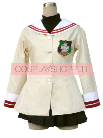 Clannad High School Freshman Uniform Cosplay Costume