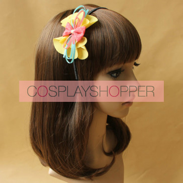 Cute Bow Floral Girls Handmade Lolita Headband