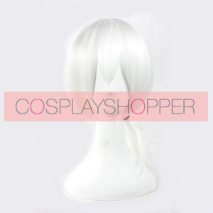 White 43cm Kagerou Project Konoha Cosplay Wig