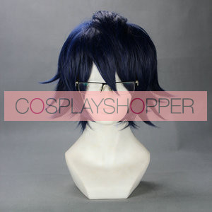 Dark Blue 35cm K Project Saruhiko Fushimi Cosplay Wig