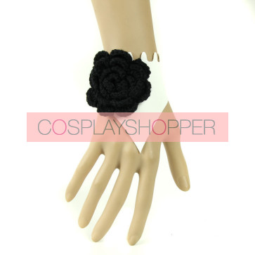 Elegant Floral Leather Lady Lolita Wrist Strap