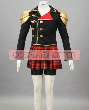 Final Fantasy Type-0 Suzaku Peristylium Class Zero Seven Cosplay Costume