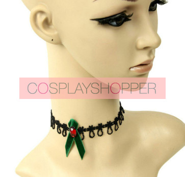 Gorgeous Black Lace Bow Girls Lolita Necklace